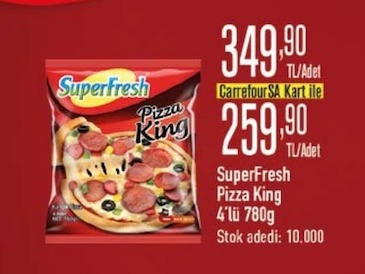 Superfresh Pizza King 4 Lü 780G