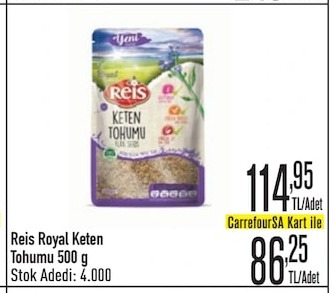 Reis Royal Keten Tohumu 500 G