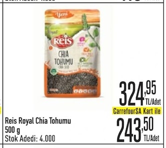 Reis Royal Chia Tohumu 500 G