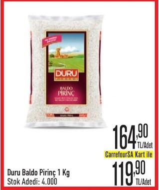 Duru Baldo Pirinç 1 Kg