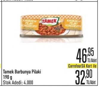 Tamek Barbunya Pilaki 190 G