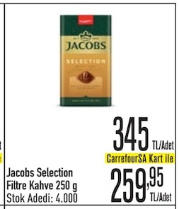 Jacobs Selection Filtre Kahve 250G