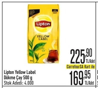 Lipton Yellow Label Dökme Çay 500 G