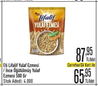 Eti Lifalif Yulaf Ezmesi 500 G