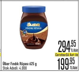 Ülker Findik Rüyasi 625 G