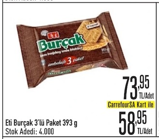 Eti Burçak 3'Lü Paket 393 G