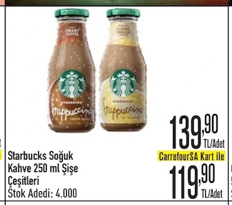 Starbucks Soguk Kahve 250 Ml Şişe