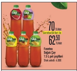 Fuseteca Soguk Çay 1.5 L Pet