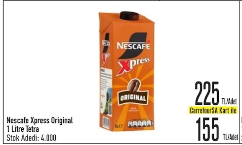 Nescafe Xpress Original 1 Litre Tetra