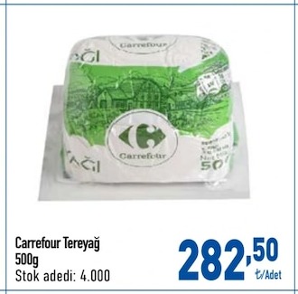 Carrefour Tereyağ 500G