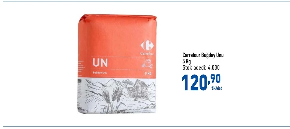 Carrefour Buğday Unu 5 Kg