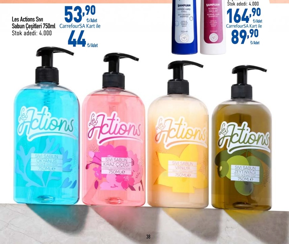 Les Actions Sıvı Sabun Çeşitleri 750Ml