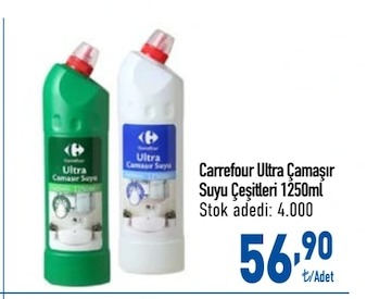 Carrefour Ultra Çamaşır Suyu Çeşitleri 1250Ml