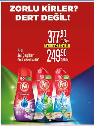 Pril Jel Çeşitleri