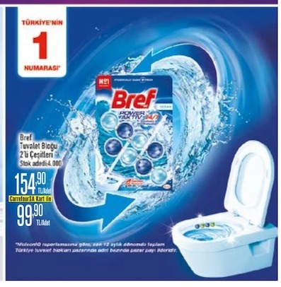 Bref Tuvalet Bloku 2'Li Çeşitleri
