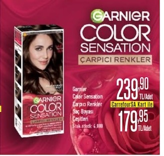 Garnier Color Sensation Çarpıcı Renkler Saç Boyası