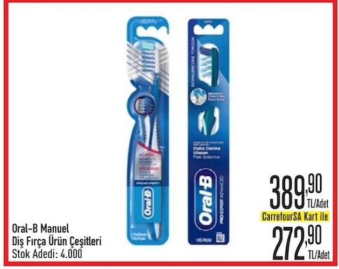 Oral-B Manuel Diş Fırça Ürün Çeşitleri