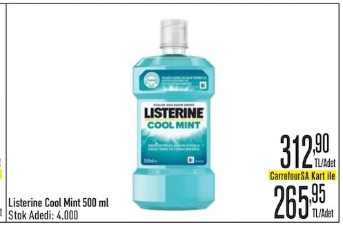 Listerine Cool Mint 500 Ml