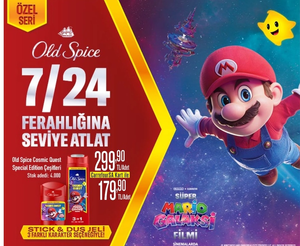 Old Spice Cosmic Quest Stick & Duş Jeli 3'Lü Paket