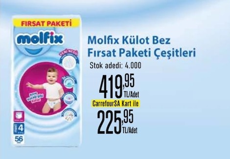 Molfix Külot Bez Fırsat Paketi Çeşitleri Maxi 4 56 Adet