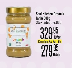 Soul Kitchen Organik Tahin 300G