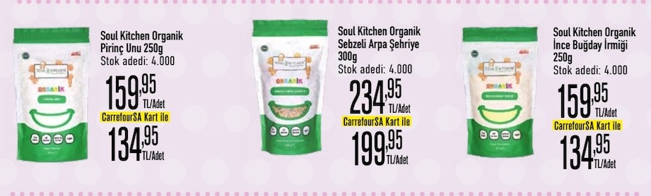 Soul Kitchen Organik Sebzeli Arpa Şehriye 300G