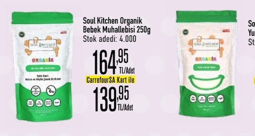 Soul Kitchen Organik Bebek Muhallebisi 250G
