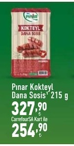 Pınar Kokteyl Dana Sosis 215 G