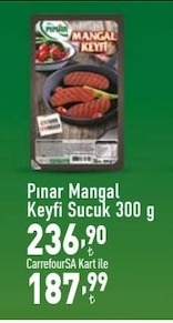 Pınar Mangal Keyfi Sucuk 300 G