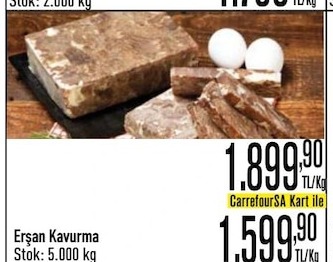Erşan Kavurma 2.000 Kg