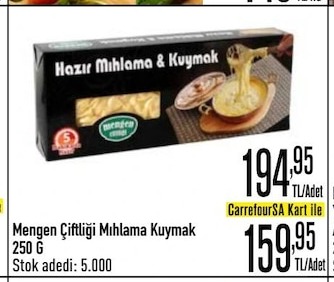 Mengen Çiftliği Mıhlama Kuymaö-K 250 G