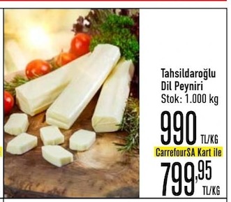 Tahsidaroglu Dil Peyniri 1Kg