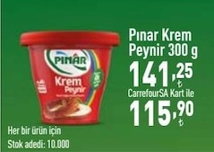Pınar Krem Peynir 300 G