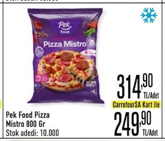 Pek Food Pizza Mitro 800 Gr