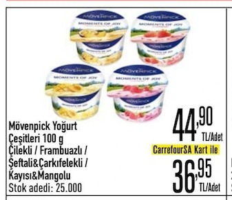 Mövenpick Yoğurt Çeşitleri 100 G