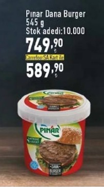 Pinar Dana Burger 545G
