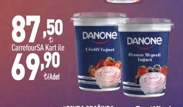 Danone Çilekli Yoğurt