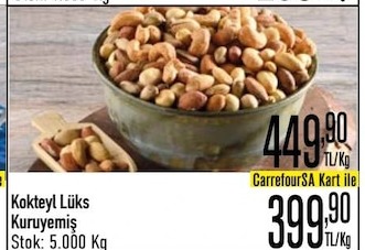 Kokteyl Lüks Kuruyemiş 5Kg