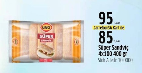 Uno Süper Sandviç 4X100 400 Gr