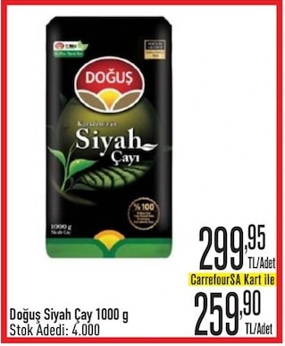 Doğuş Siyah Çay 1000 G