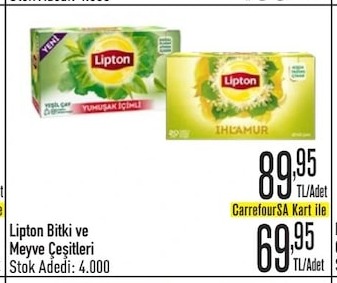 Lipton Bitki Ve Meyve Çeşitleri