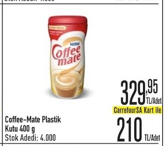 Coffee-Mate Plastik Kutu 400G