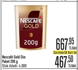 Nescafe Gold Eko Paket 200G