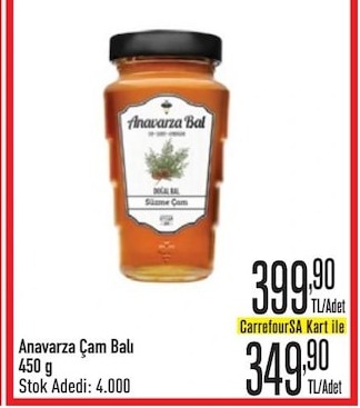 Anavarza Çam Balı 450 G