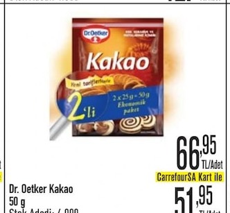 Dr. Oetker Kakao 50 G