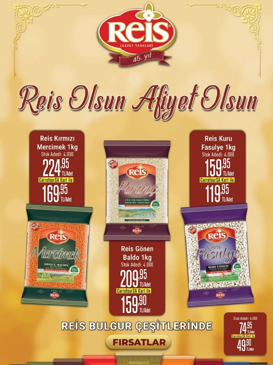 Reis Pirinç Pilavlık 1Kg