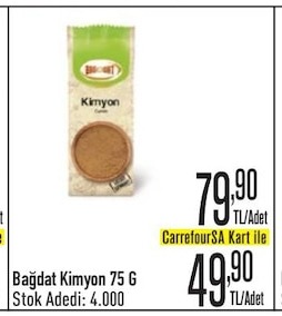 Bağdat Kimyon 75 G