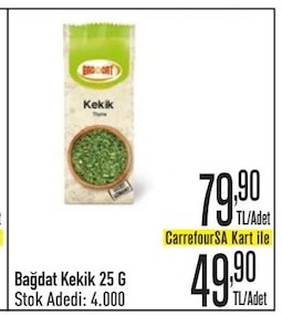 Bağdat Kekik 25 G