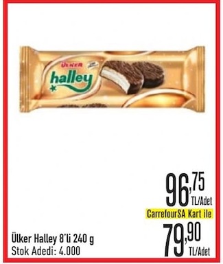 Ülker Halley 8'Li 240 G
