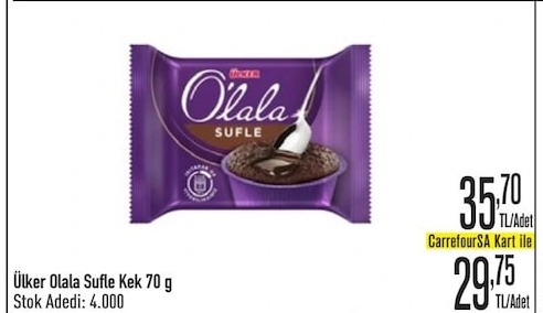 Ülker Olala Sufle Kek 70 G